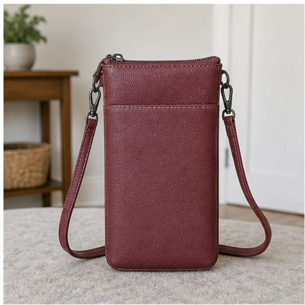 Mauve Vegan Leather Bag